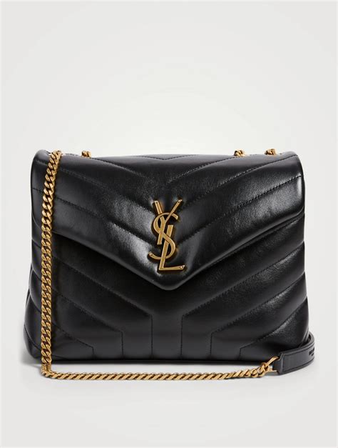small loulou ysl monogram leather chain bag